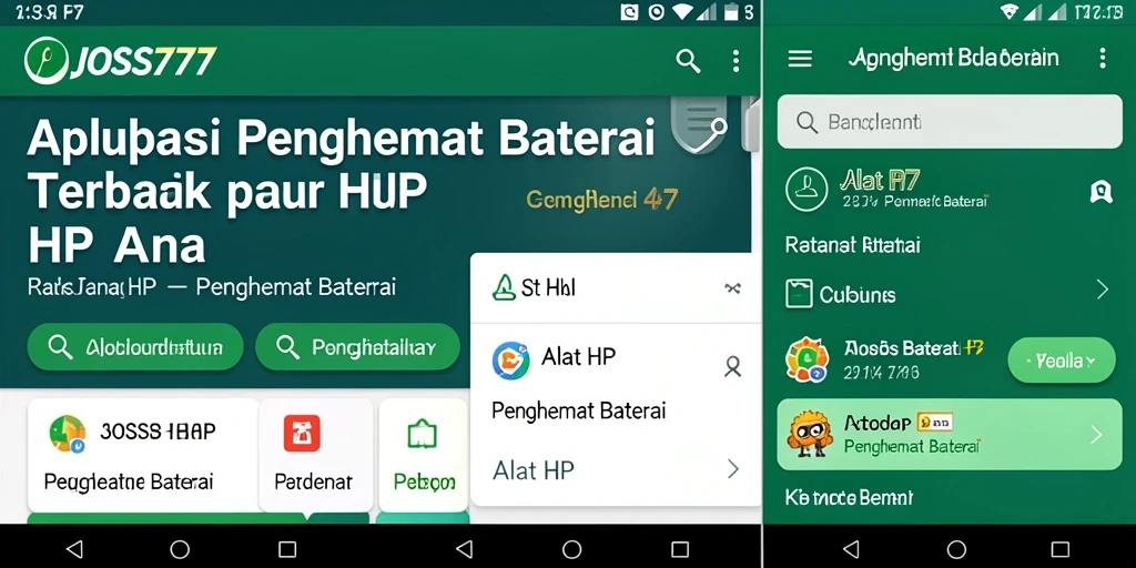 Tampilan antarmuka JOSS777 yang ramah pengguna