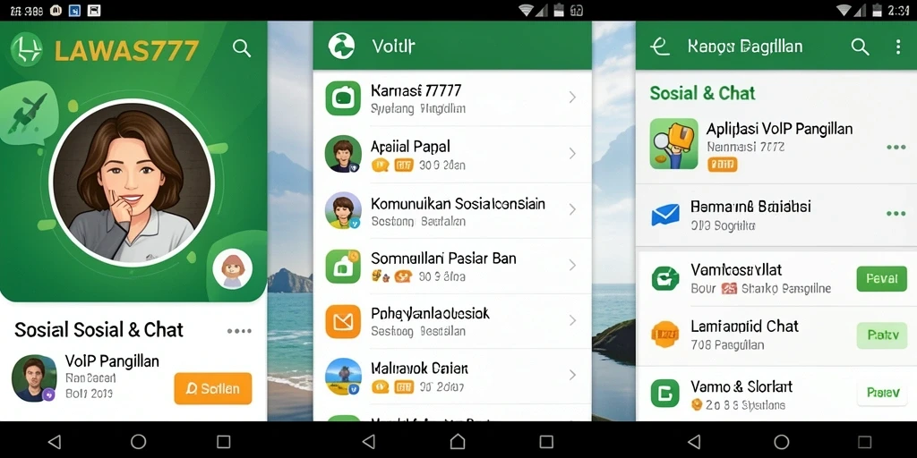 Tampilan antarmuka LAWAS777 yang menarik untuk panggilan VoIP.