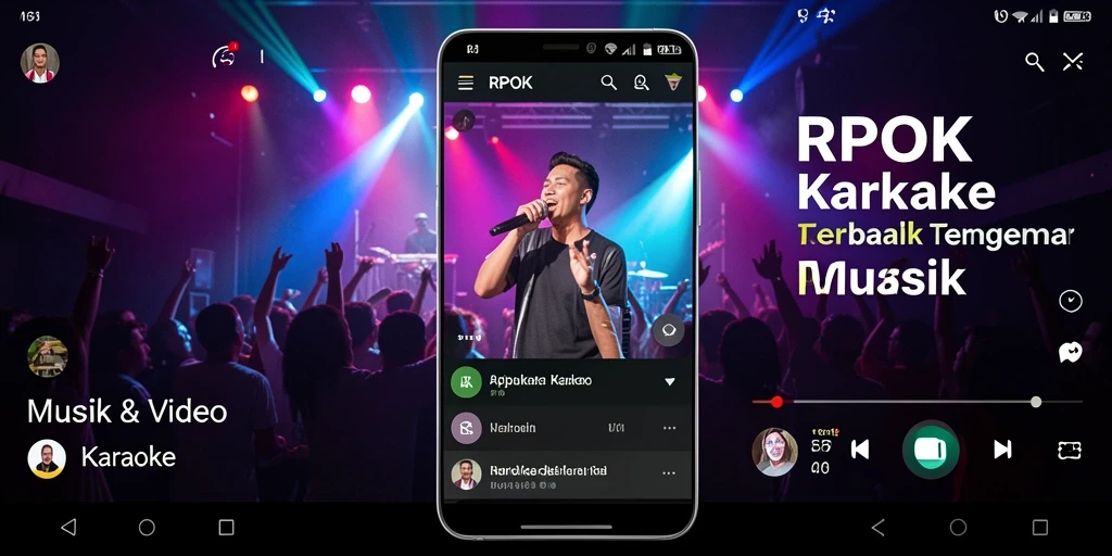 Tampilan antarmuka RPOK dengan fungsi Karaoke yang menarik.
