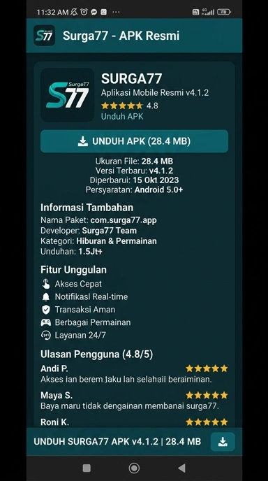 Panduan Unduh dan Instal APK surga77 untuk Android